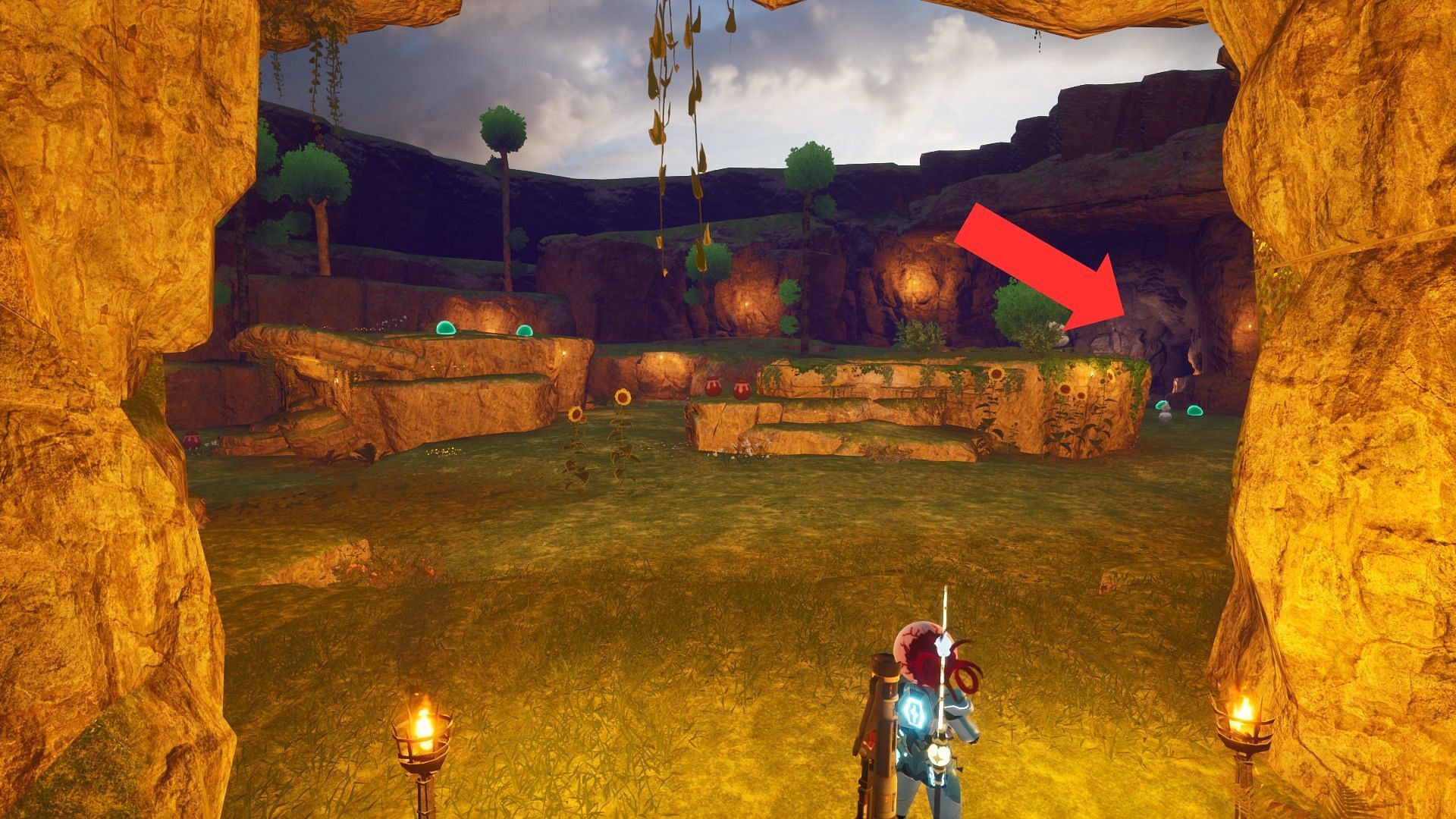 Take the right cave from the third room (Image via Pocketpair)